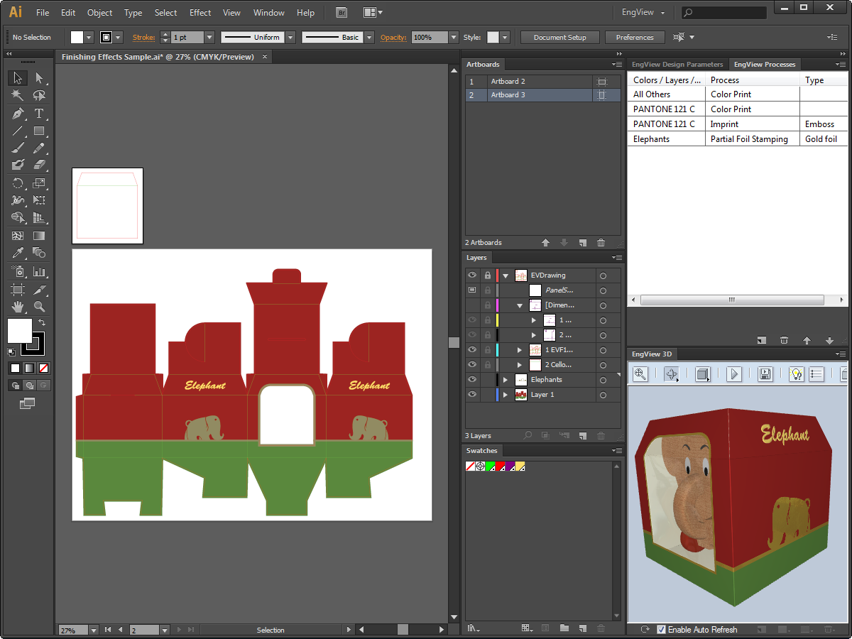 Adobe Illustrator Plugin for Packaging EngView